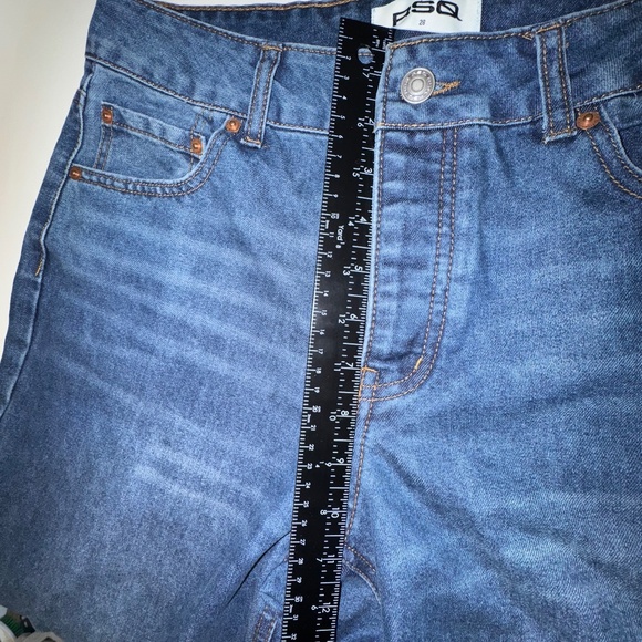RSQ  Wide leg Jeans RSQ Button Fly Cuffed Tillys 100% Cotton Denim sz 28 - Picture 8 of 10